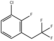 1-CHLORO-2-FLUORO-3-(2,2,2-TRIFLUOROETHYL)BENZENE Struktur