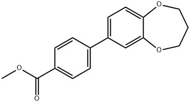 methyl 4-(3,4-dihydro-2H-1,5-benzodioxepin-7-yl)benzenecarboxylate price.