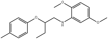 2,5-Dimethoxy-N-[2-(4-methylphenoxy)butyl]aniline Struktur