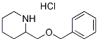 2-[(Benzyloxy)methyl]piperidine hydrochloride Struktur