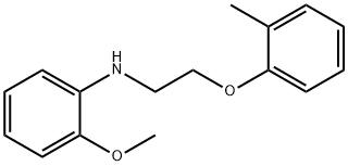 2-Methoxy-N-[2-(2-methylphenoxy)ethyl]aniline Struktur