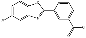 3-(5-Chloro-1,3-benzoxazol-2-yl)benzoyl chloride Struktur