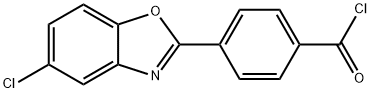 4-(5-Chloro-1,3-benzoxazol-2-yl)benzoyl chloride Struktur