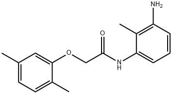 N-(3-Amino-2-methylphenyl)-2-(2,5-dimethylphenoxy)acetamide Struktur