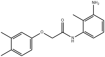 N-(3-Amino-2-methylphenyl)-2-(3,4-dimethylphenoxy)acetamide Struktur