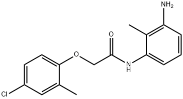 N-(3-Amino-2-methylphenyl)-2-(4-chloro-2-methylphenoxy)acetamide Struktur