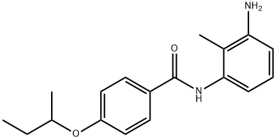 N-(3-Amino-2-methylphenyl)-4-(sec-butoxy)benzamide Struktur