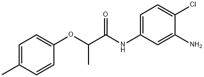 N-(3-Amino-4-chlorophenyl)-2-(4-methylphenoxy)-propanamide Struktur