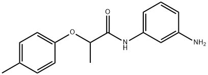 N-(3-Aminophenyl)-2-(4-methylphenoxy)propanamide Struktur