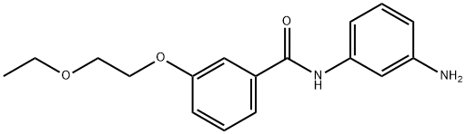 N-(3-Aminophenyl)-3-(2-ethoxyethoxy)benzamide Struktur