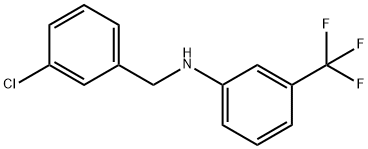 N-(3-Chlorobenzyl)-3-(trifluoromethyl)aniline Struktur