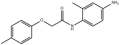 N-(4-Amino-2-methylphenyl)-2-(4-methylphenoxy)-acetamide Struktur