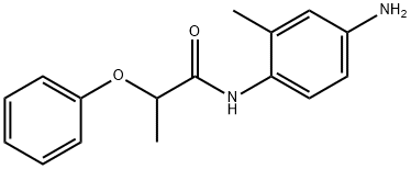 N-(4-Amino-2-methylphenyl)-2-phenoxypropanamide Struktur