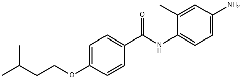 N-(4-Amino-2-methylphenyl)-4-(isopentyloxy)-benzamide Struktur