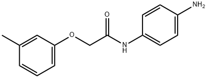 N-(4-Aminophenyl)-2-(3-methylphenoxy)acetamide Struktur