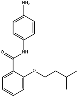 N-(4-Aminophenyl)-2-(isopentyloxy)benzamide Struktur