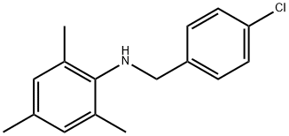 N-(4-Chlorobenzyl)-2,4,6-trimethylaniline Struktur