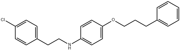 N-(4-Chlorophenethyl)-4-(3-phenylpropoxy)aniline Struktur