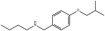 N-(4-Isobutoxybenzyl)-1-butanamine Struktur