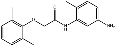 N-(5-Amino-2-methylphenyl)-2-(2,6-dimethylphenoxy)acetamide Struktur