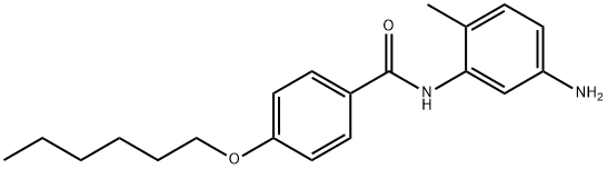 N-(5-Amino-2-methylphenyl)-4-(hexyloxy)benzamide Struktur