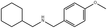 N-(Cyclohexylmethyl)(4-methoxyphenyl)methanamine Struktur