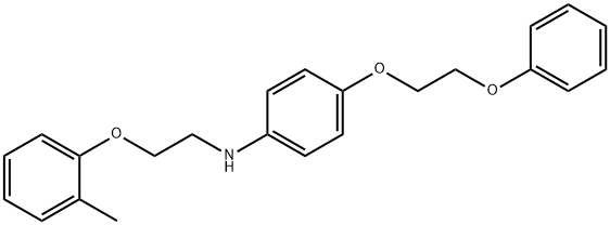 N-[2-(2-Methylphenoxy)ethyl]-4-(2-phenoxyethoxy)-aniline Struktur