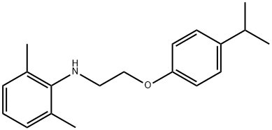 N-[2-(4-Isopropylphenoxy)ethyl]-2,6-dimethylaniline Struktur