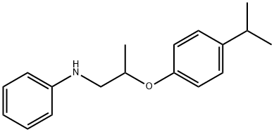 N-[2-(4-Isopropylphenoxy)propyl]aniline Struktur