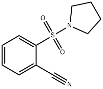 2-(pyrrolidin-1-ylsulfonyl)benzonitrile Struktur