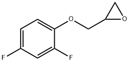 2-[(2,4-difluorophenoxy)methyl]oxirane Struktur