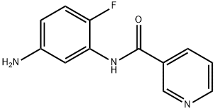 N-(5-amino-2-fluorophenyl)nicotinamide Struktur