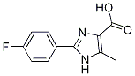 2-(4-fluorophenyl)-5-methyl-1H-imidazole-4-carboxylic acid Struktur