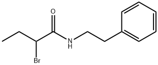 2-bromo-N-(2-phenylethyl)butanamide Struktur