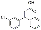 3-(3-chlorophenyl)-3-phenylpropanoic acid Struktur