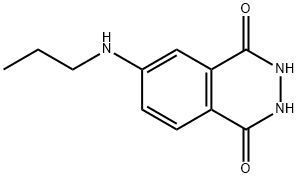 6-(propylamino)-2,3-dihydrophthalazine-1,4-dione Struktur