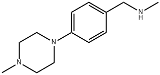 N-methyl-N-[4-(4-methylpiperazin-1-yl)benzyl]amine Struktur