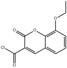 8-ethoxy-2-oxo-2H-chromene-3-carbonyl chloride Struktur