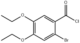 2-bromo-4,5-diethoxybenzoyl chloride Struktur