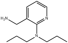 3-(Aminomethyl)-N,N-dipropyl-2-pyridinamine Struktur