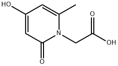 (4-Hydroxy-6-methyl-2-oxo-2H-pyridin-1-yl)-acetic acid Struktur