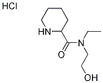 N-Ethyl-N-(2-hydroxyethyl)-2-piperidinecarboxamide hydrochloride Struktur