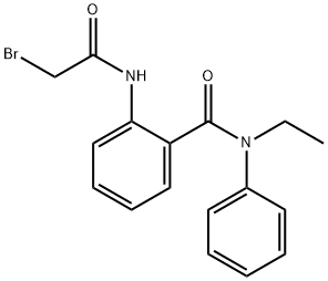 2-[(2-Bromoacetyl)amino]-N-ethyl-N-phenylbenzamide Struktur