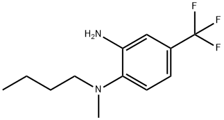 N~1~-Butyl-N~1~-methyl-4-(trifluoromethyl)-1,2-benzenediamine Struktur