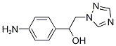 1-(4-Amino-phenyl)-2-[1,2,4]triazol-1-yl-ethanol Struktur