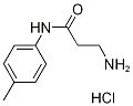 3-Amino-N-(4-methylphenyl)propanamidehydrochloride Struktur