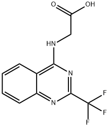 (2-Trifluoromethyl-quinazolin-4-ylamino)-acetic acid Struktur