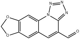 7,9-Dioxa-1,2,3,10b-tetraaza-dicyclopenta[a,g]-naphthalene-4-carbaldehyde Struktur