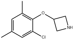 3-(2-Chloro-4,6-dimethylphenoxy)azetidine Struktur