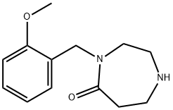 4-(2-Methoxybenzyl)-1,4-diazepan-5-one Struktur